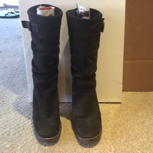 Aldo suede slouchy boots